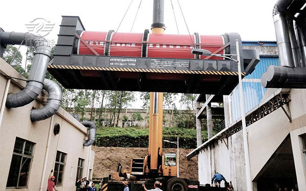 滾筒污泥干燥機吊裝 滾筒污泥干燥機吊裝